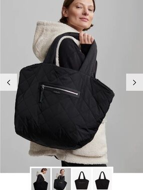 Varley Amos reversible quilt tote bag